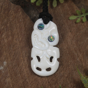 Hei Tiki carved from Bone