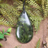 Roimata or Teardop carved from Douglas Creek Pounamu - NZ Greenstone