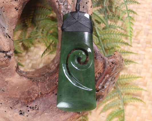 Toki with Koru pendant