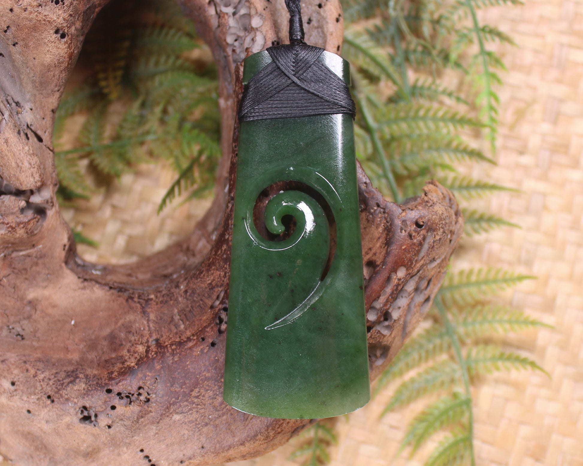 Toki with Koru pendant