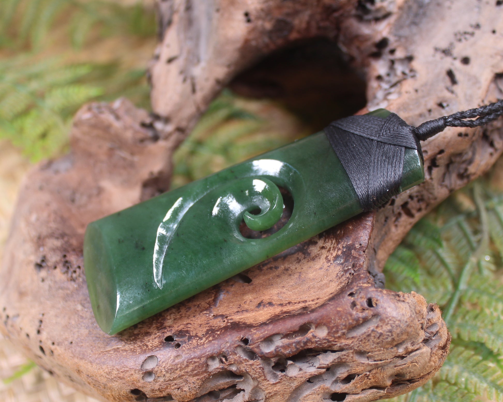 Toki with Koru pendant