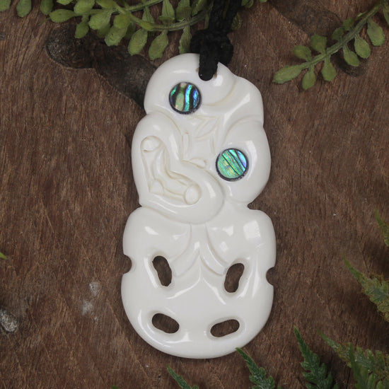 Hei Tiki carved from Bone
