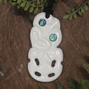 Hei Tiki carved from Bone