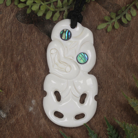 Hei Tiki carved from Bone