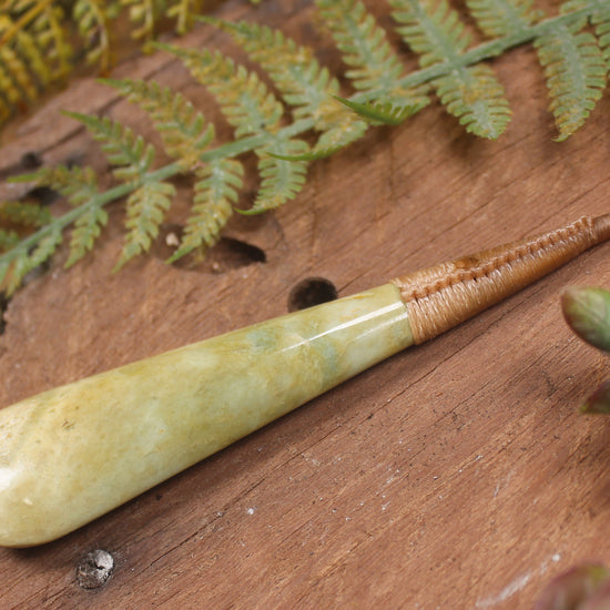 Flower Jade Pounamu Roimata Pendant - NZ Greenstone