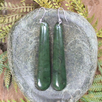 Hapopo Pounamu Earrings