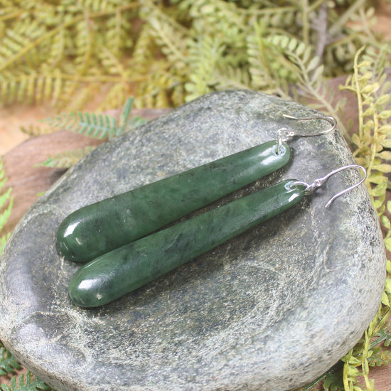 Hapopo Pounamu Earrings