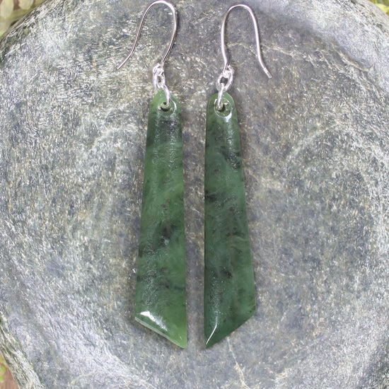Hapopo Pounamu Earrings