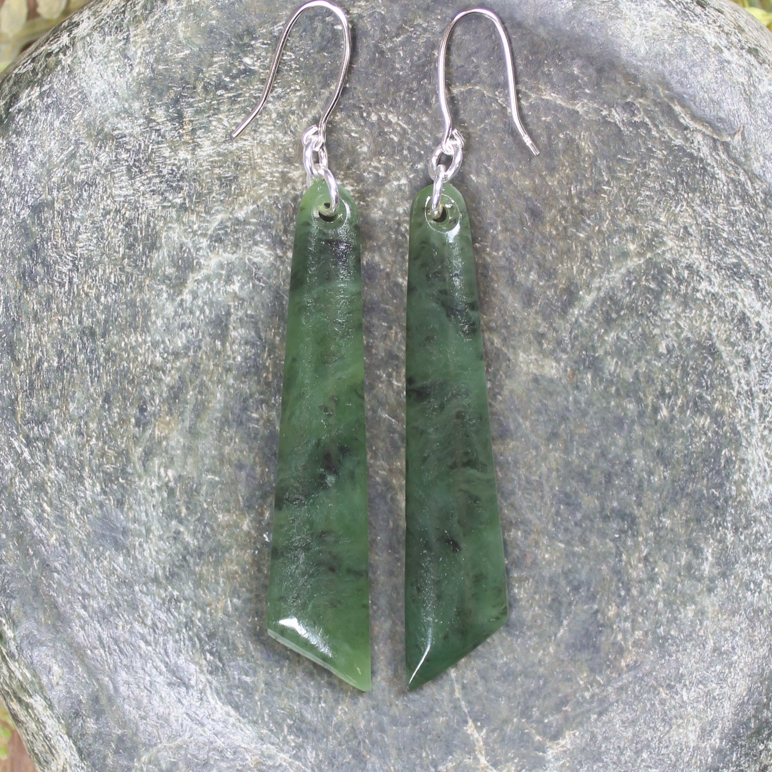 Hapopo Pounamu Earrings