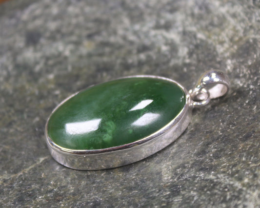 Pendant carved from Hapopo Pounamu - NZ Greenstone