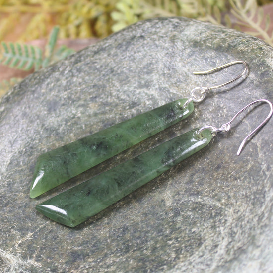 Hapopo Pounamu Earrings