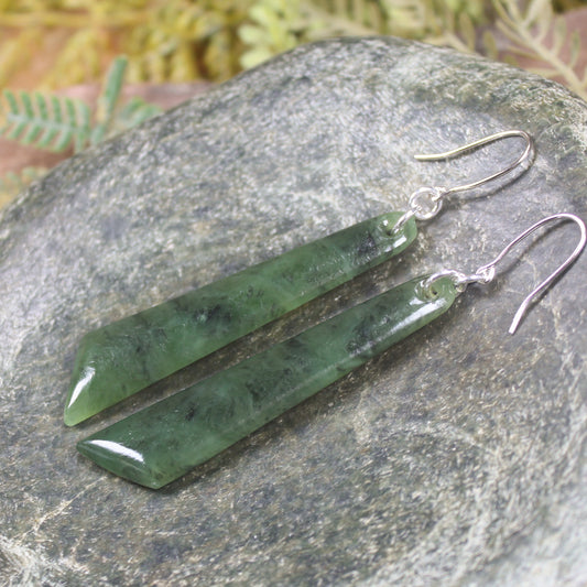 Hapopo Pounamu Earrings