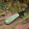 Flower Jade pounamu roimata and toki pendants - NZ Greenstone