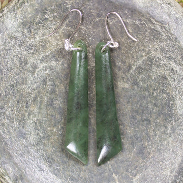 Hapopo Pounamu Earrings
