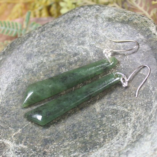 Hapopo Pounamu Earrings