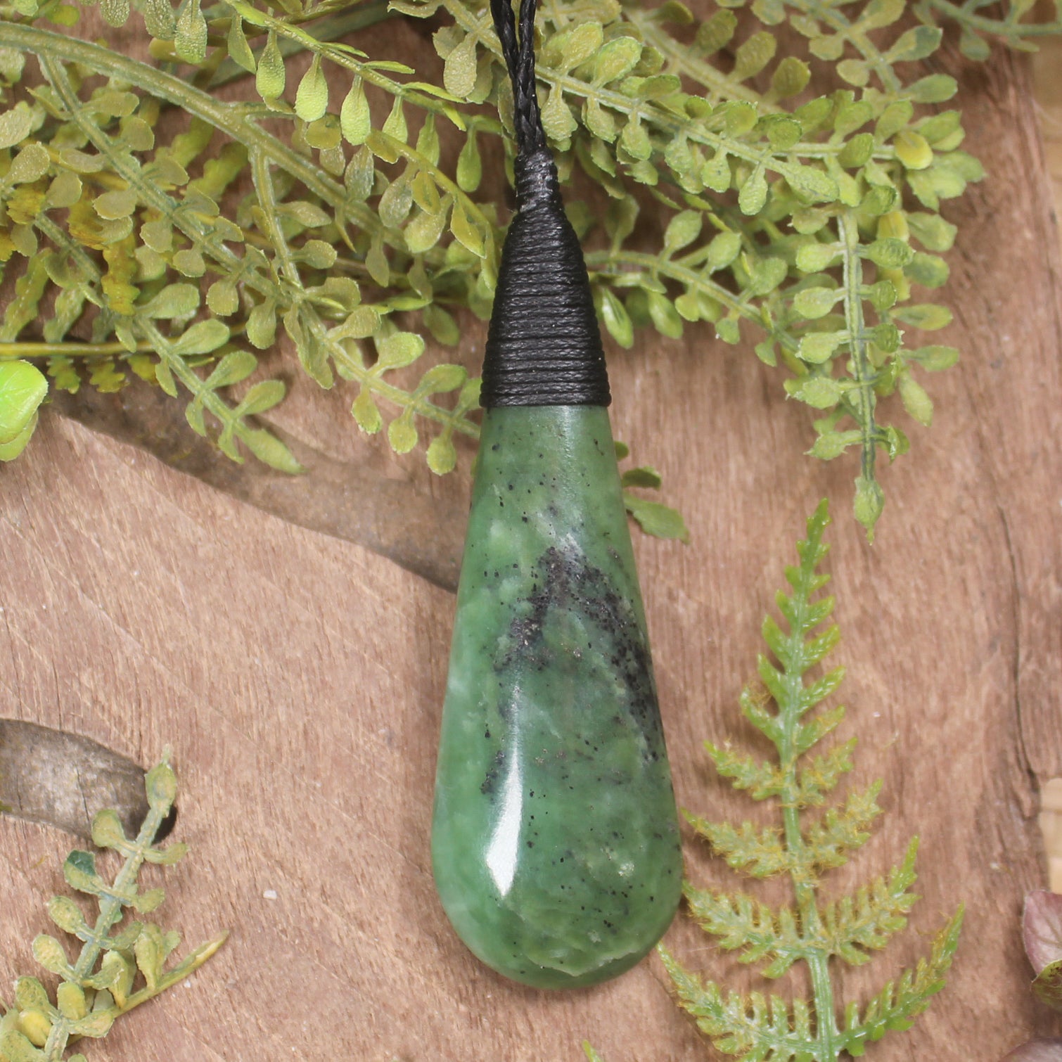 Hapopo pounamu roimata and toki pendants - NZ Greenstone