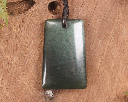 Toki or Adze Pendant carved from Tangiwai Pounamu - NZ Greenstone