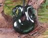 Pekapeka Pendant carved from Kawakawa Pounamu - NZ Greenstone