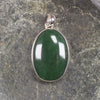 Kawakawa Pounamu pendant set in Sterling Silver - NZ Greenstone