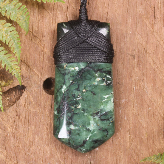 Roimata Teardrop carved from Douglas Creek Pounamu - NZ Greenstone