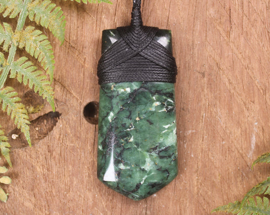 Roimata Teardrop carved from Douglas Creek Pounamu - NZ Greenstone