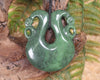 Pekapeka Pendant carved from Hapopo Pounamu - NZ Greenstone