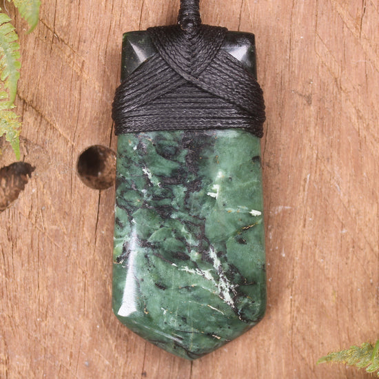 Roimata Teardrop carved from Douglas Creek Pounamu - NZ Greenstone