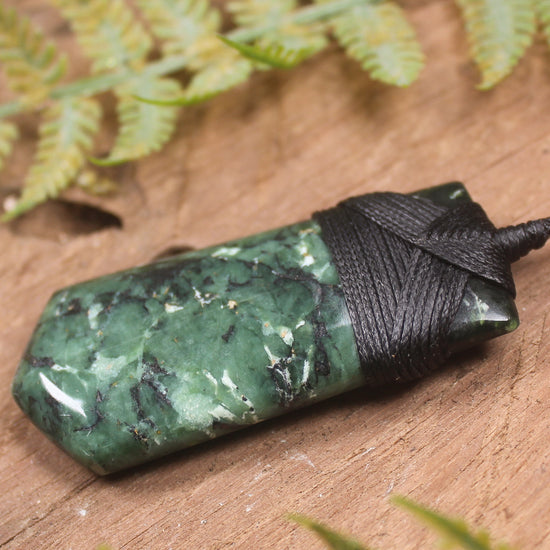 Roimata Teardrop carved from Douglas Creek Pounamu - NZ Greenstone