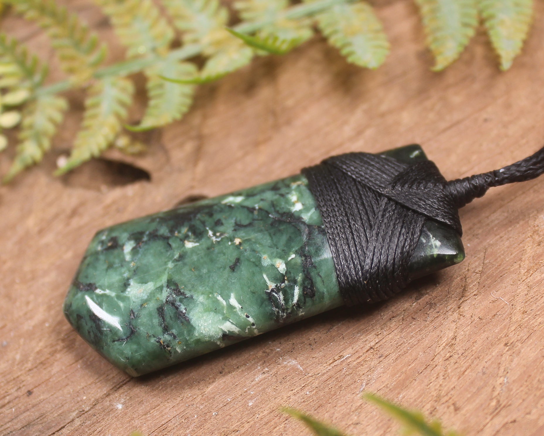 Roimata Teardrop carved from Douglas Creek Pounamu - NZ Greenstone