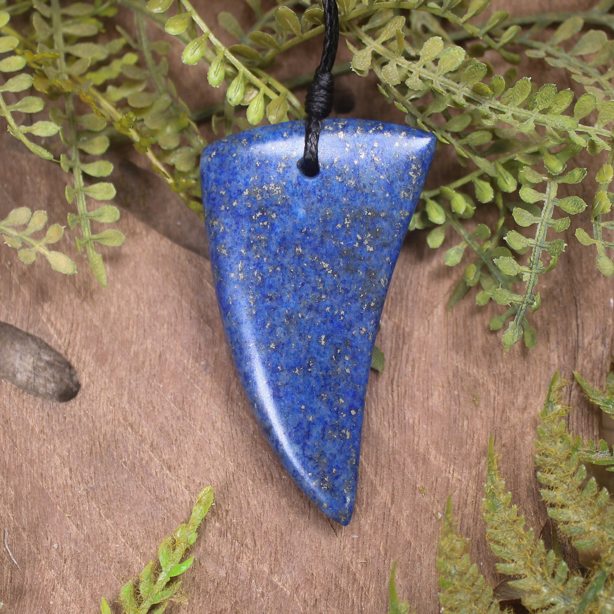 Lapis Lazuli Taniwha Tooth Pendant
