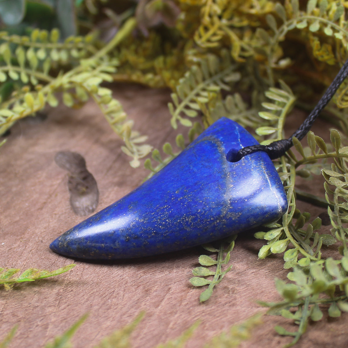 Lapis Lazuli Taniwha Tooth Pendant