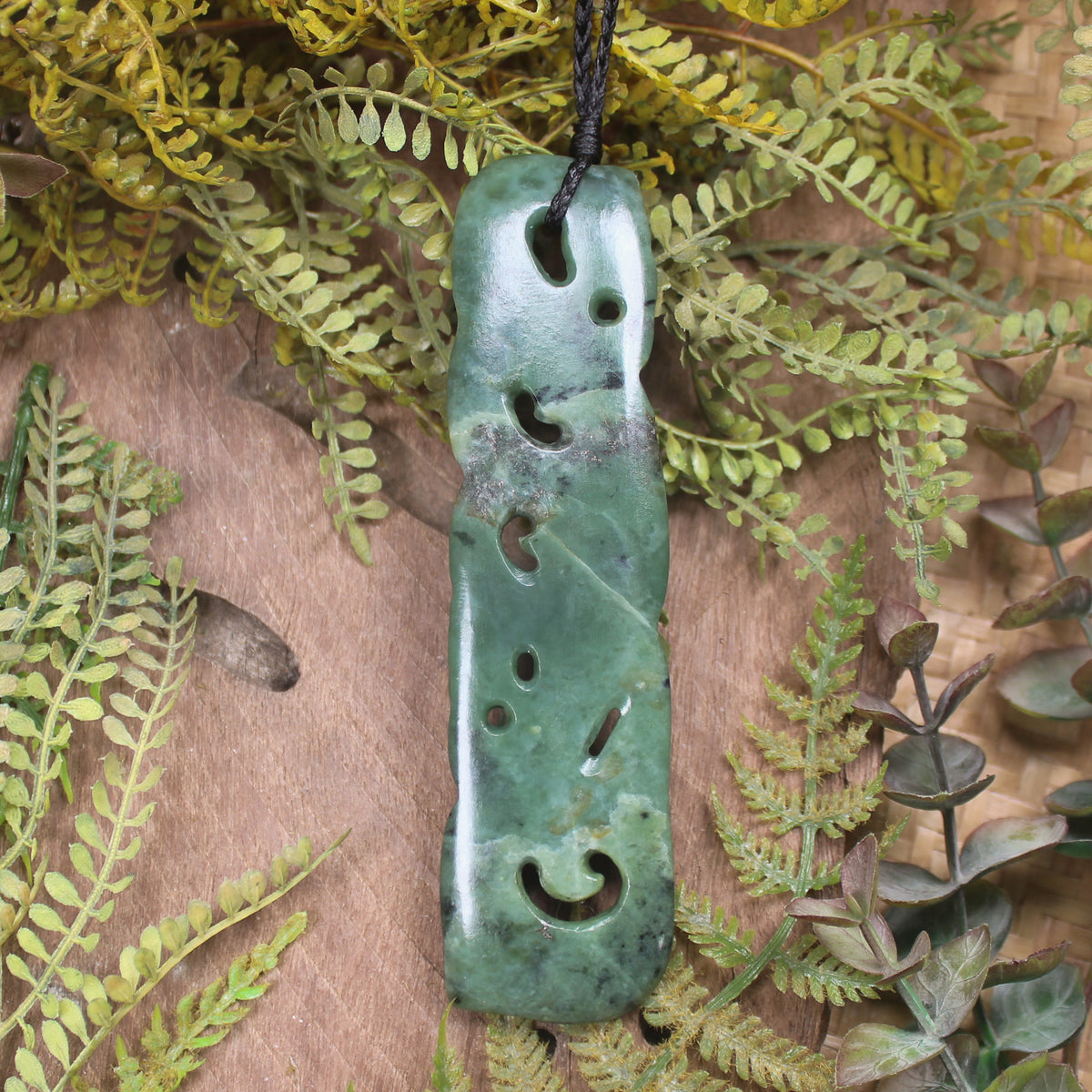 Manaia pendant carved from Inanga Pounamu - NZ Greenstone