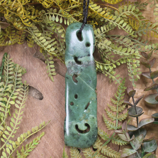 Manaia pendant carved from Inanga Pounamu - NZ Greenstone