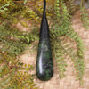 Roimata or Teardop carved from Douglas Creek Pounamu - NZ Greenstone