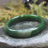 Bangle carved from Kawakawa Pounamu - NZ Greenstone