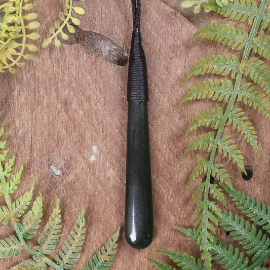 Kawakawa Pounamu Roimata Pendant - NZ Greenstone