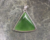 Hapopo Pounamu pendant set in Sterling Silver - NZ Greenstone