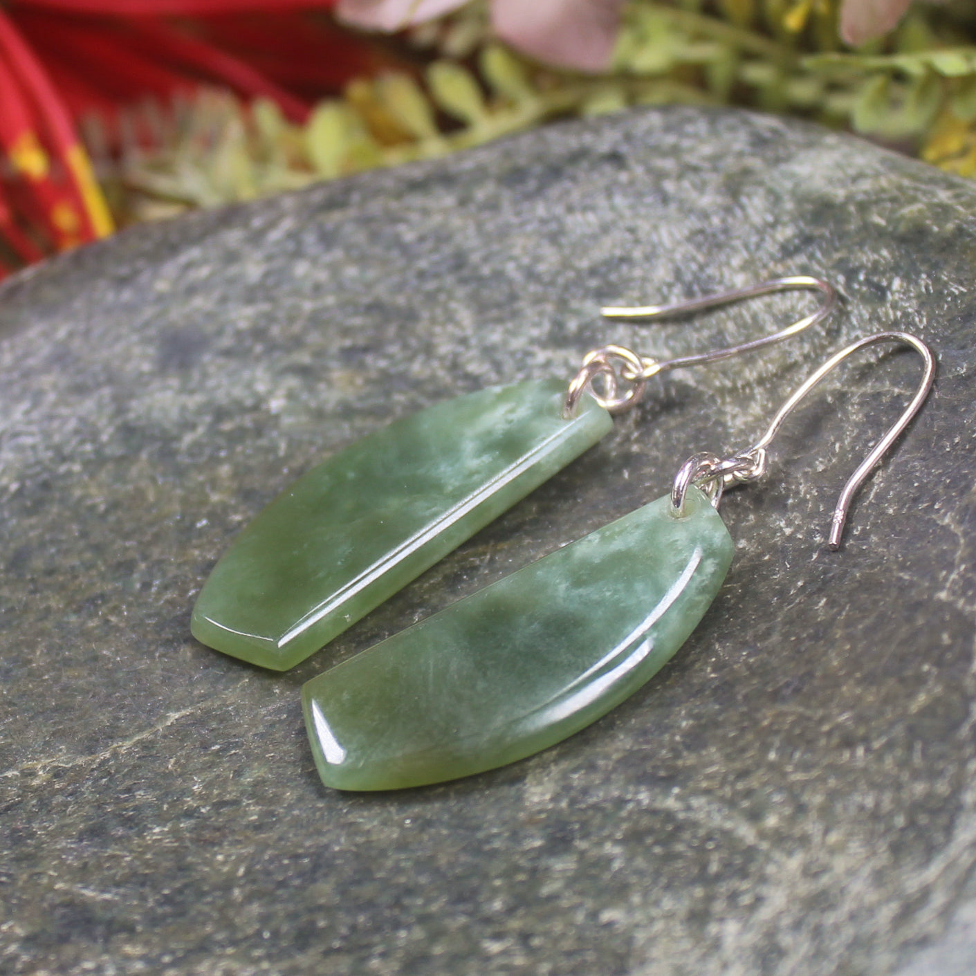 Hapopo Pounamu Earrings
