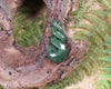 Twist or Pikorua carved from Hapopo Pounamu - NZ Greenstone