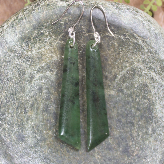 Hapopo Pounamu Earrings