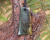 Toki or Adze Pendant carved from Flower Jade Pounamu - NZ Greenstone