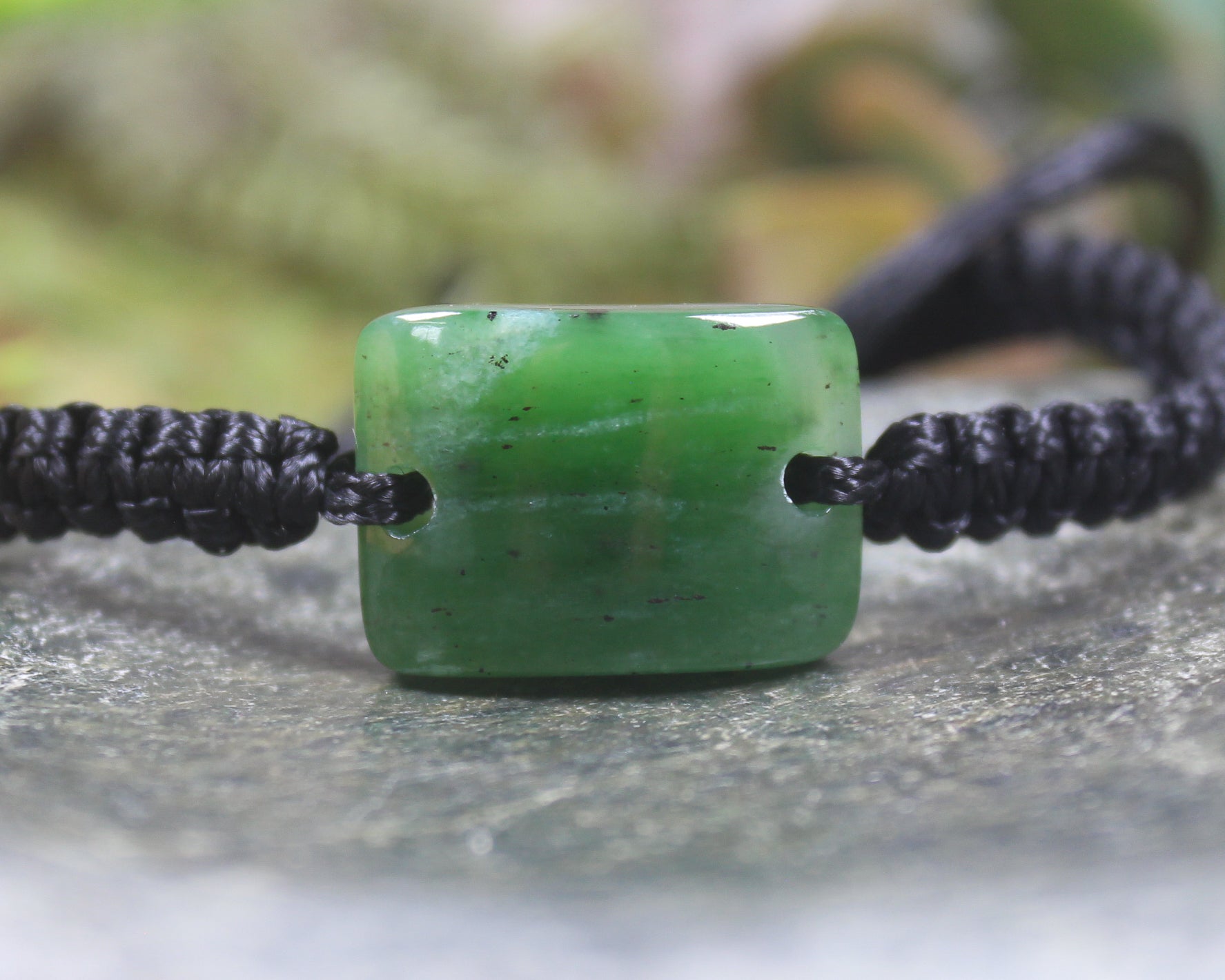 Adjustable Hapopo Pounamu Bracelet - New Zealand Greenstone