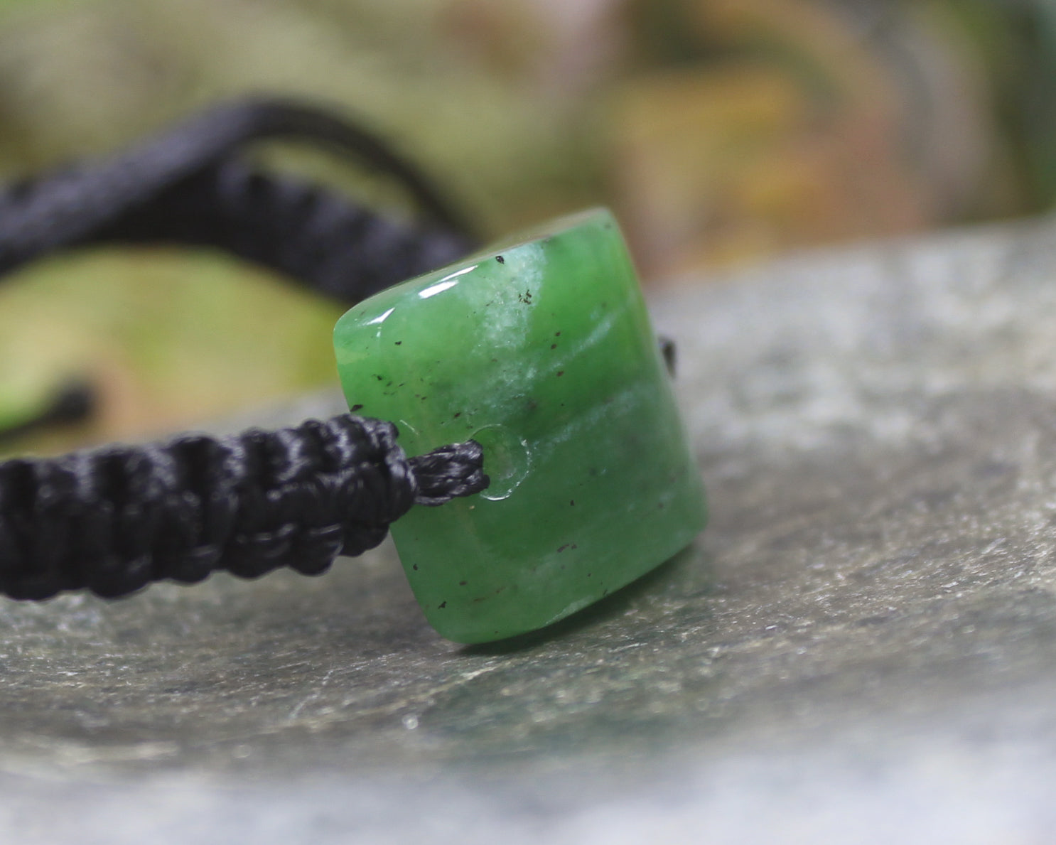 Adjustable Hapopo Pounamu Bracelet - New Zealand Greenstone