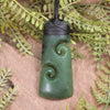 Toki with Koru pounamu pendant - NZ Greenstone