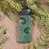 Toki with Koru pounamu pendant - NZ Greenstone