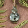 Twist or Pikorua carved from Flower Jade Pounamu - NZ Greenstone