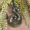 Manaia pendant carved from Rimu Pounamu - NZ Greenstone