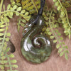 Manaia pendant carved from Rimu Pounamu - NZ Greenstone
