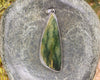 Sterling Silver Greenstone Pendant carved from Flower Jade Pounamu - NZ Greenstone