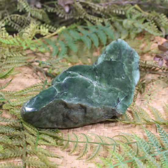 Freeform Kawakawa Pounamu Sculpture